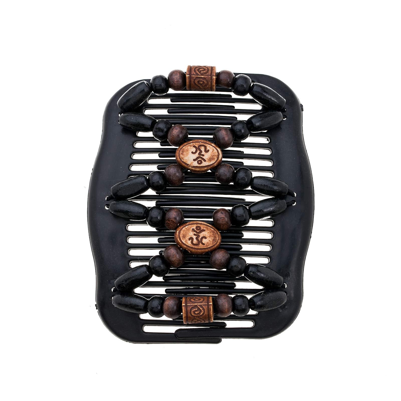 LOVEF thick clip sitting flat on the head for comfortable wear