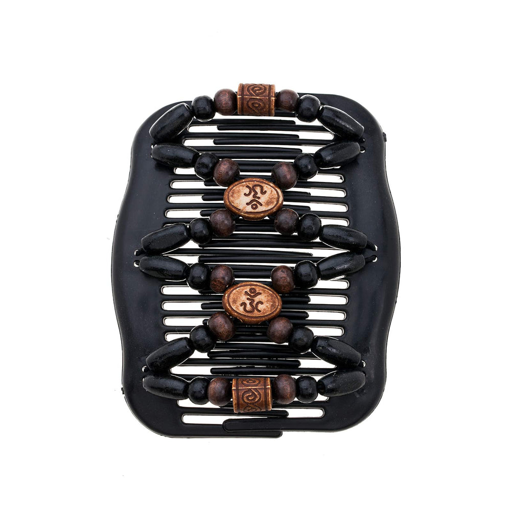 LOVEF thick clip sitting flat on the head for comfortable wear