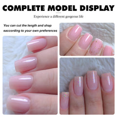 LoveOurHome nail file and cuticle stick included for precise shaping.
