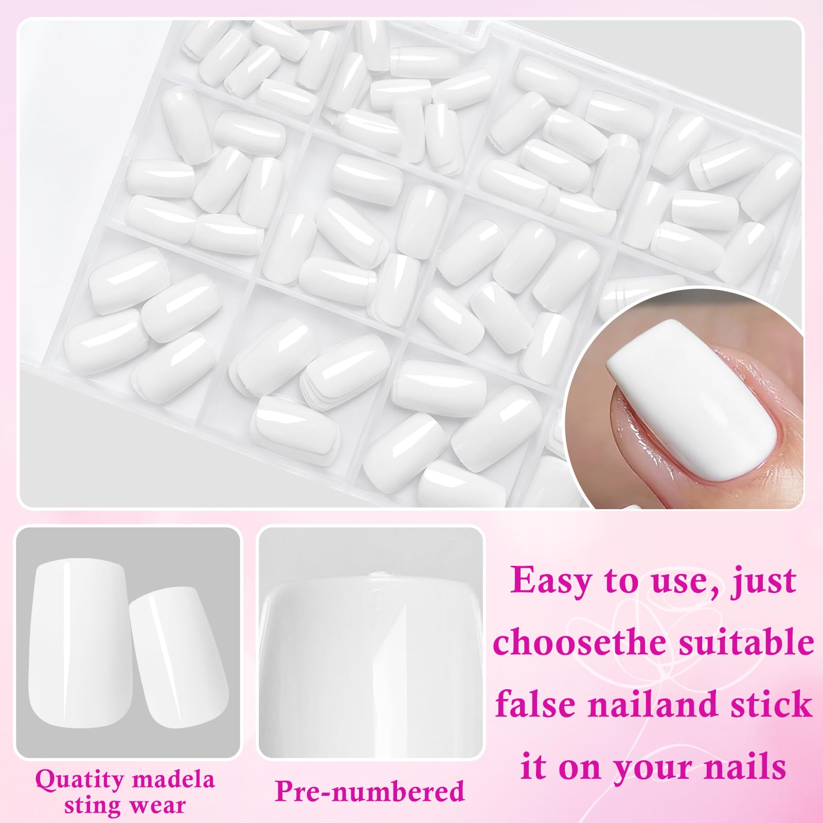 LoveOurHome quick at-home manicure in minutes using glue or tabs