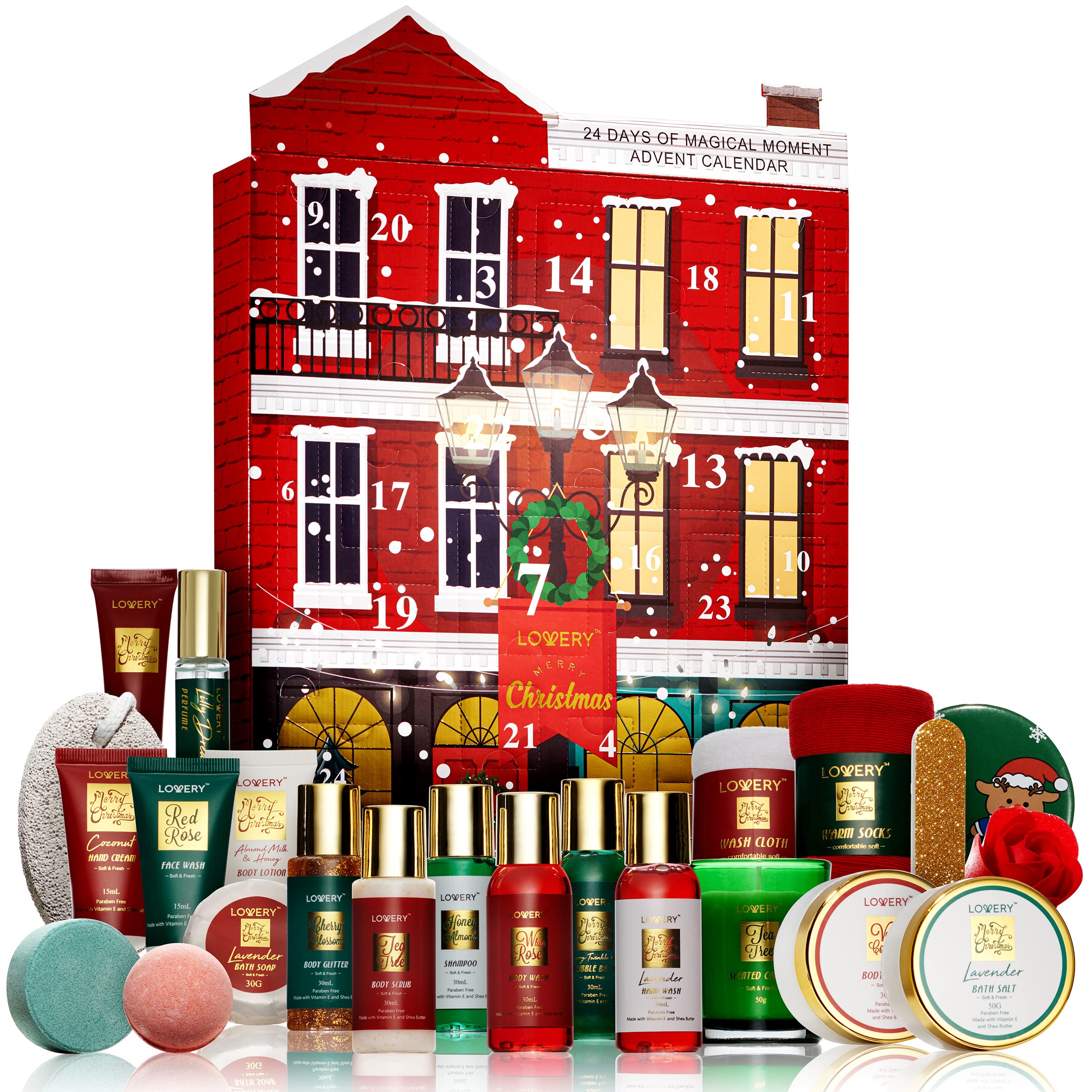 LOVERY Advent Calendar packaging and design signaling cruelty-free luxury