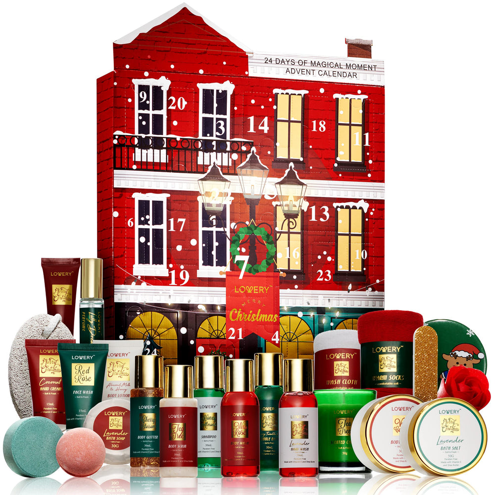 LOVERY Advent Calendar packaging and design signaling cruelty-free luxury