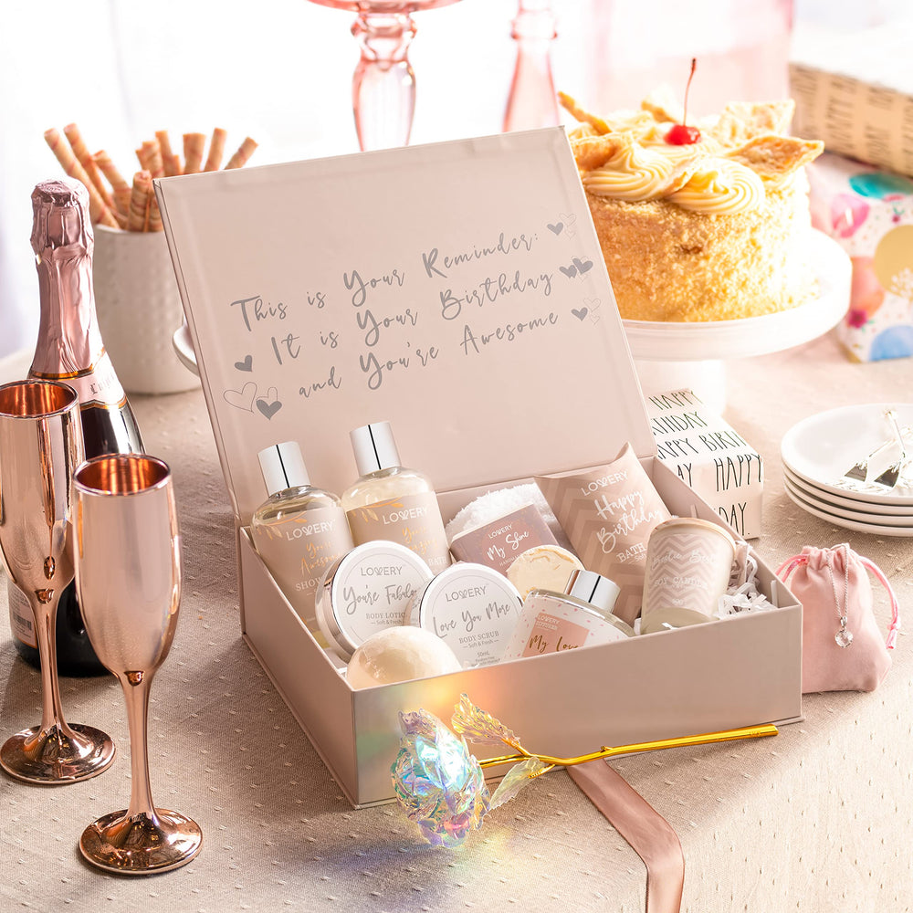 LOVERY bath bomb and shower steamer set for a relaxing soak at home.