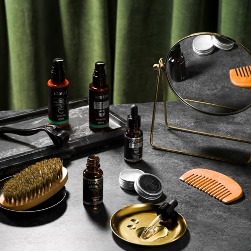 Lovery beard balm tin to soften hair and soothe skin.