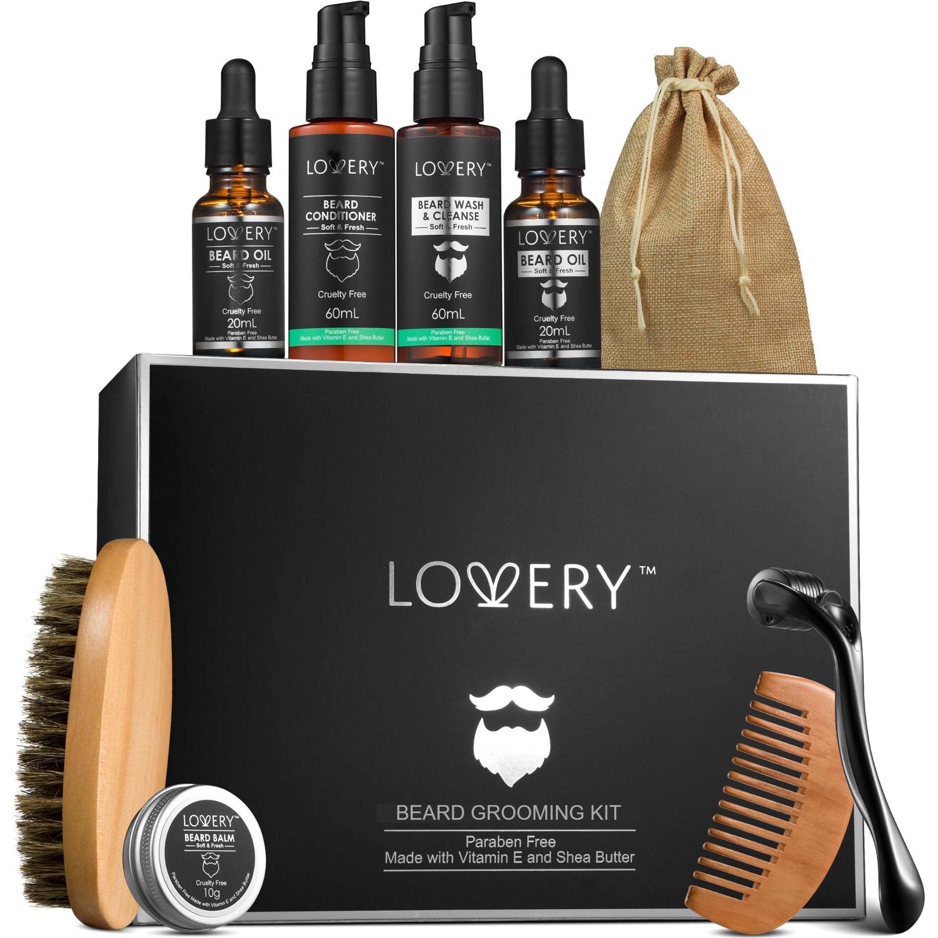 Lovery beard scissors for precise trimming and clean edges.