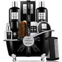 LOVERY Christmas gift set box with grooming essentials for at-home spa ritual