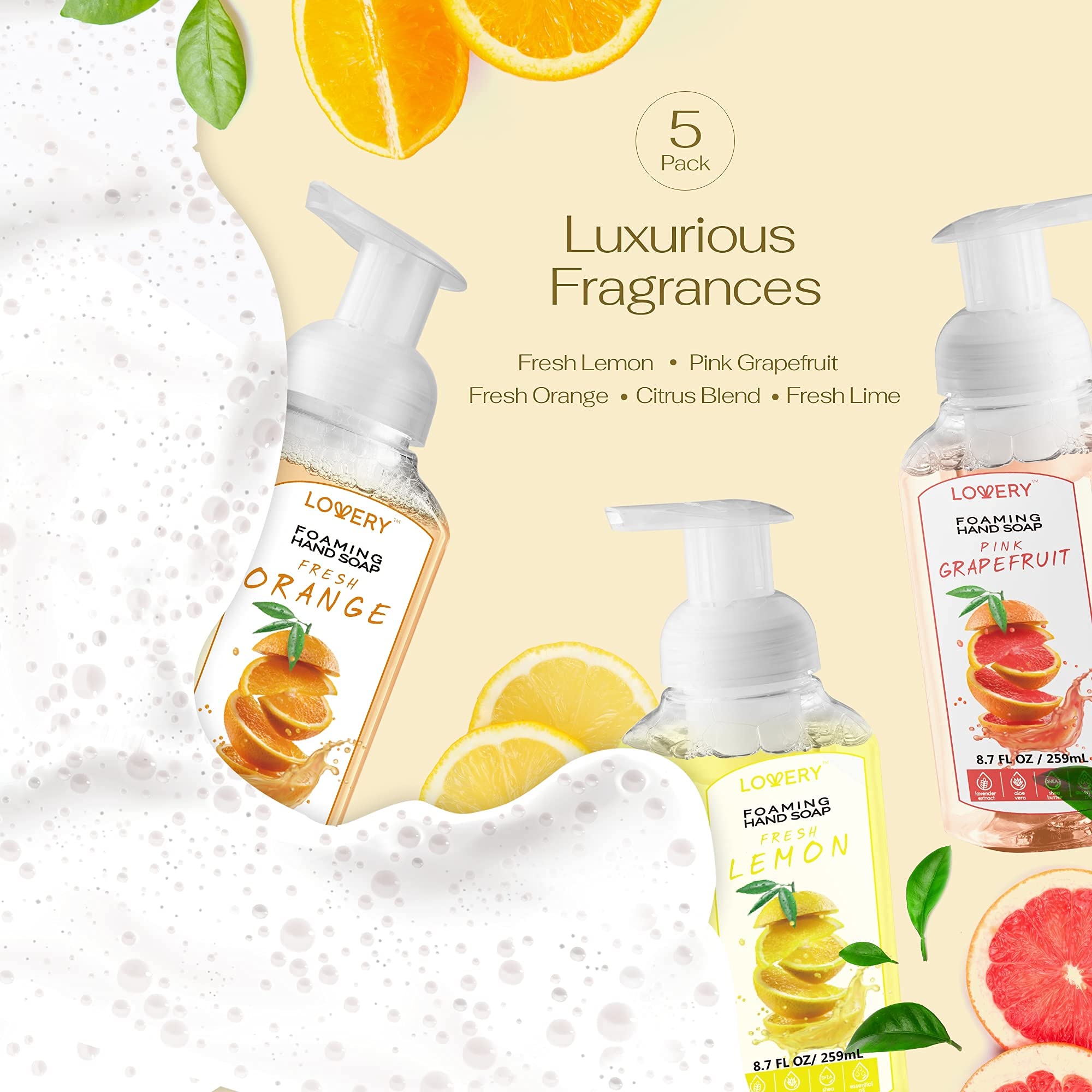 Lovery Fresh Lemon fragrance clean citrus scent