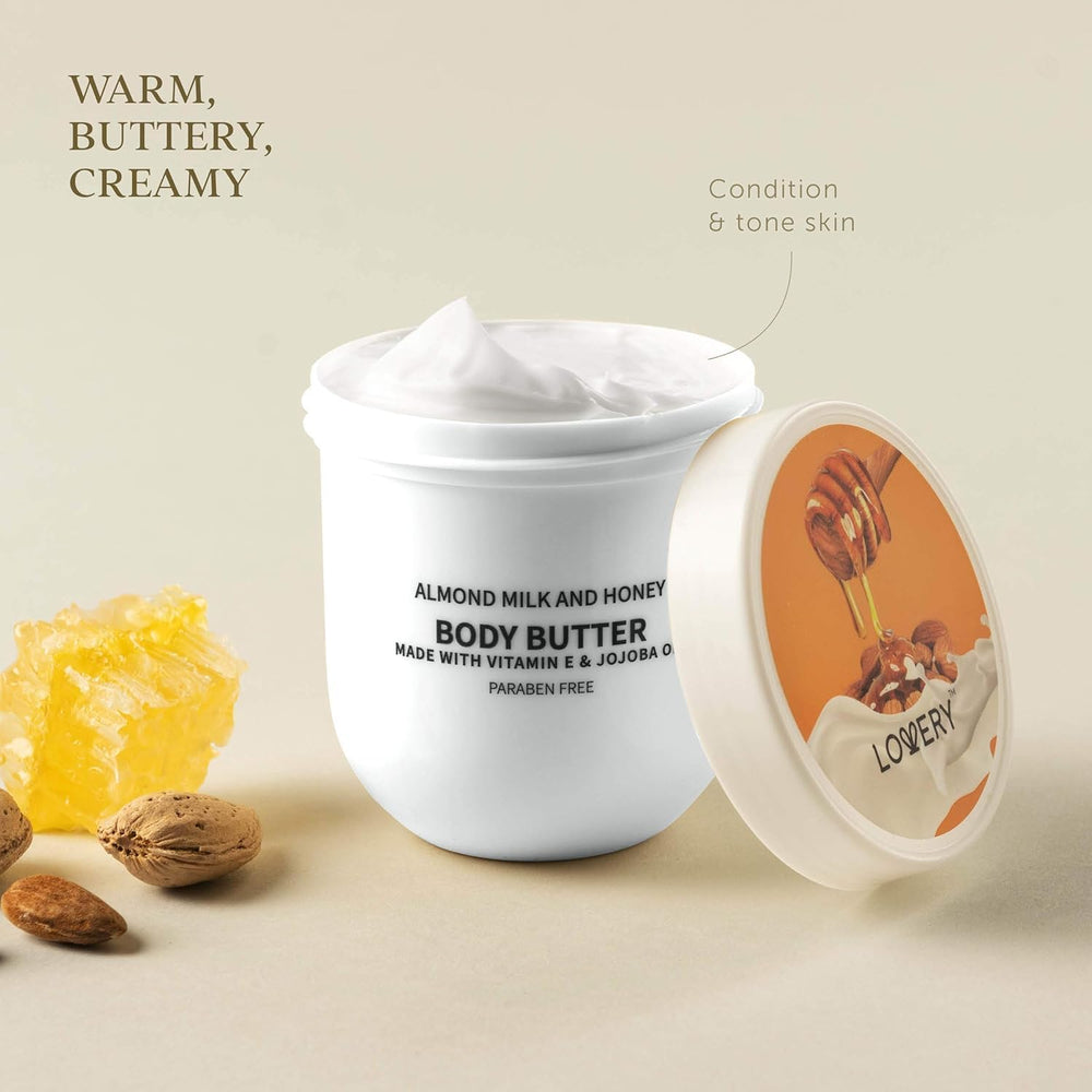 LOVERY lavender jasmine body butter offering calming spa-like aroma
