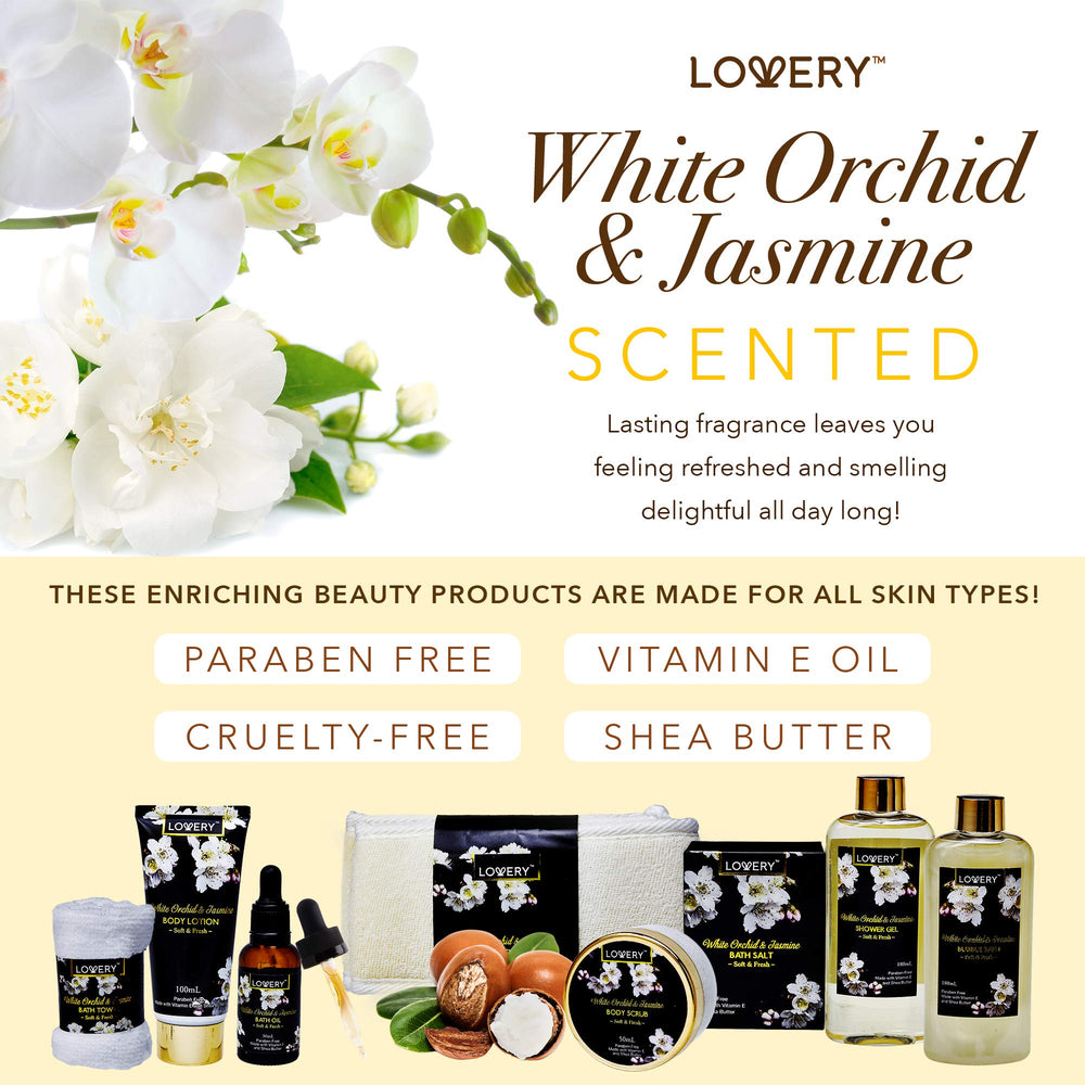 Lovery luxury towel with spa set for plush wrapping.