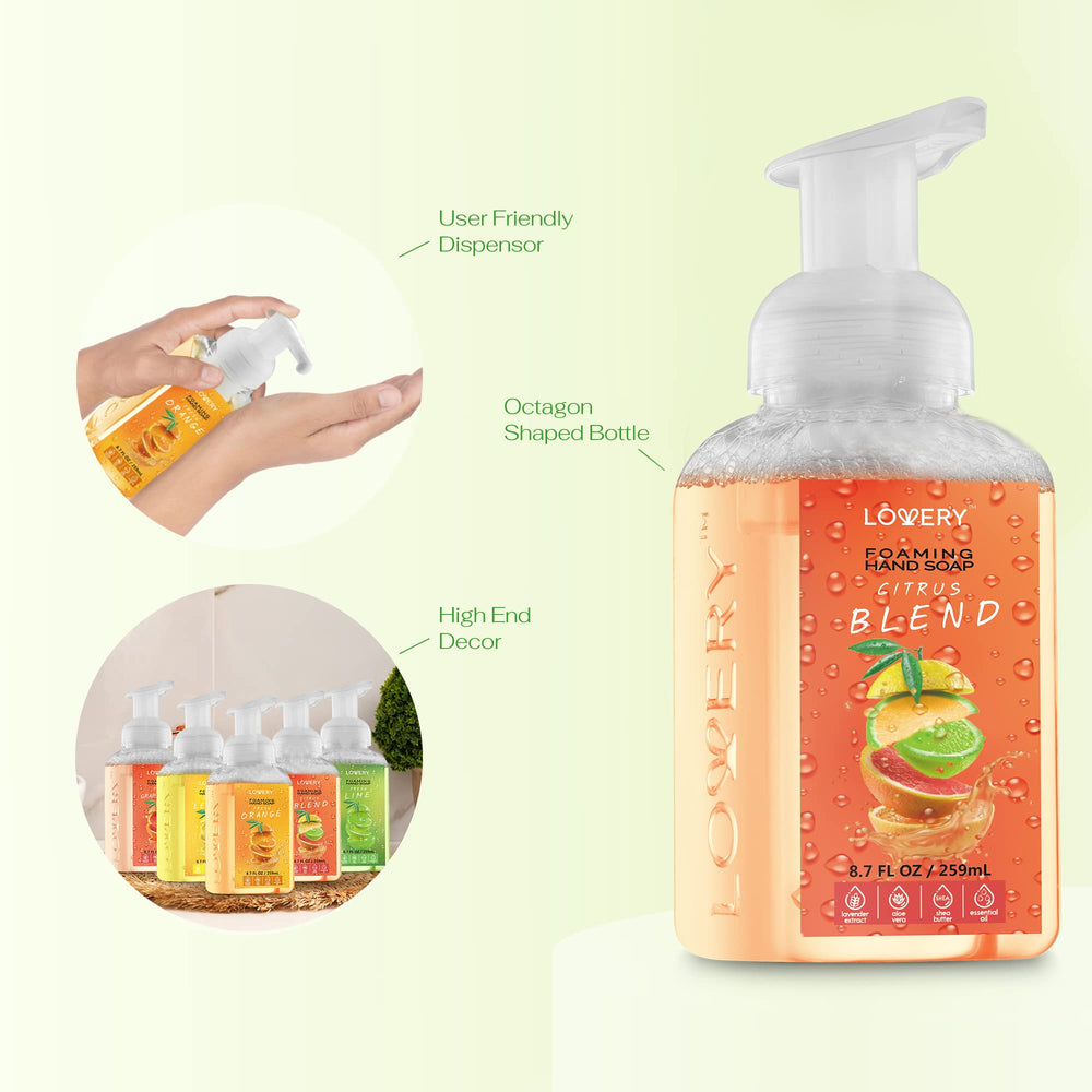 Lovery moisturizing foam soap with Aloe Vera for soft hands