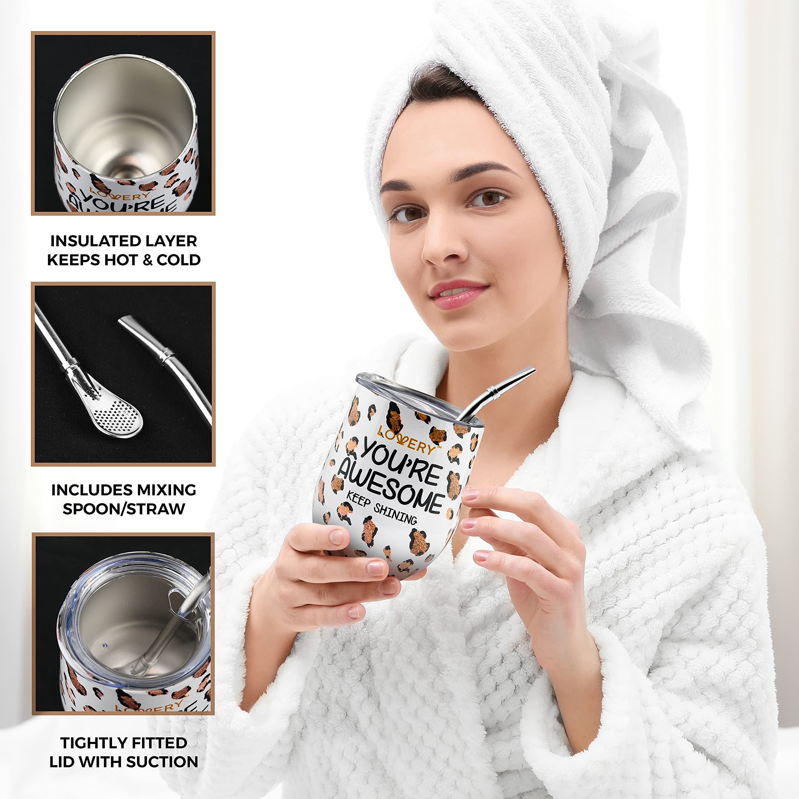 LOVERY plush bath slippers enhance comfort during at-home pampering sessions.