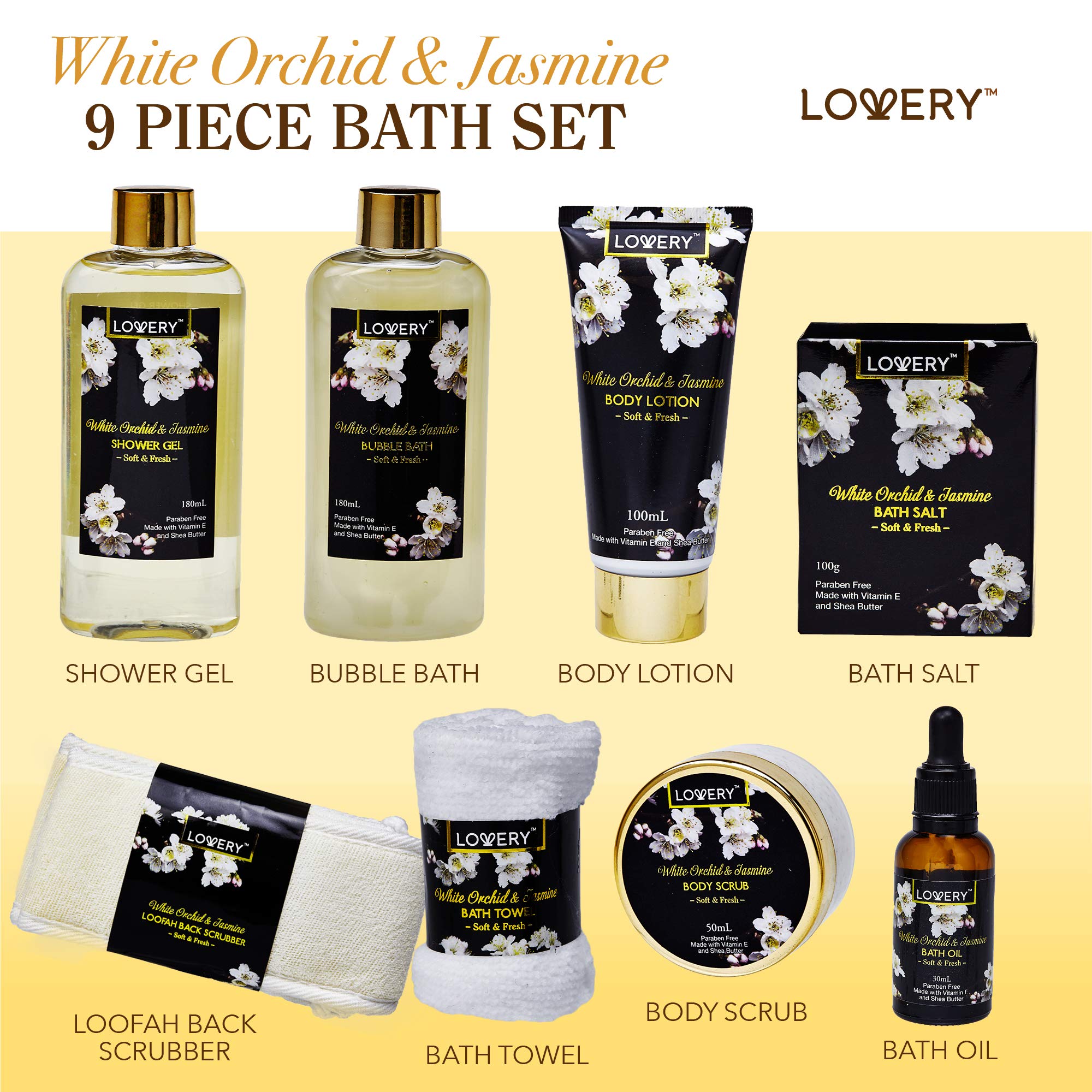 Lovery shower gel and bubble bath scene for self-care rituals.