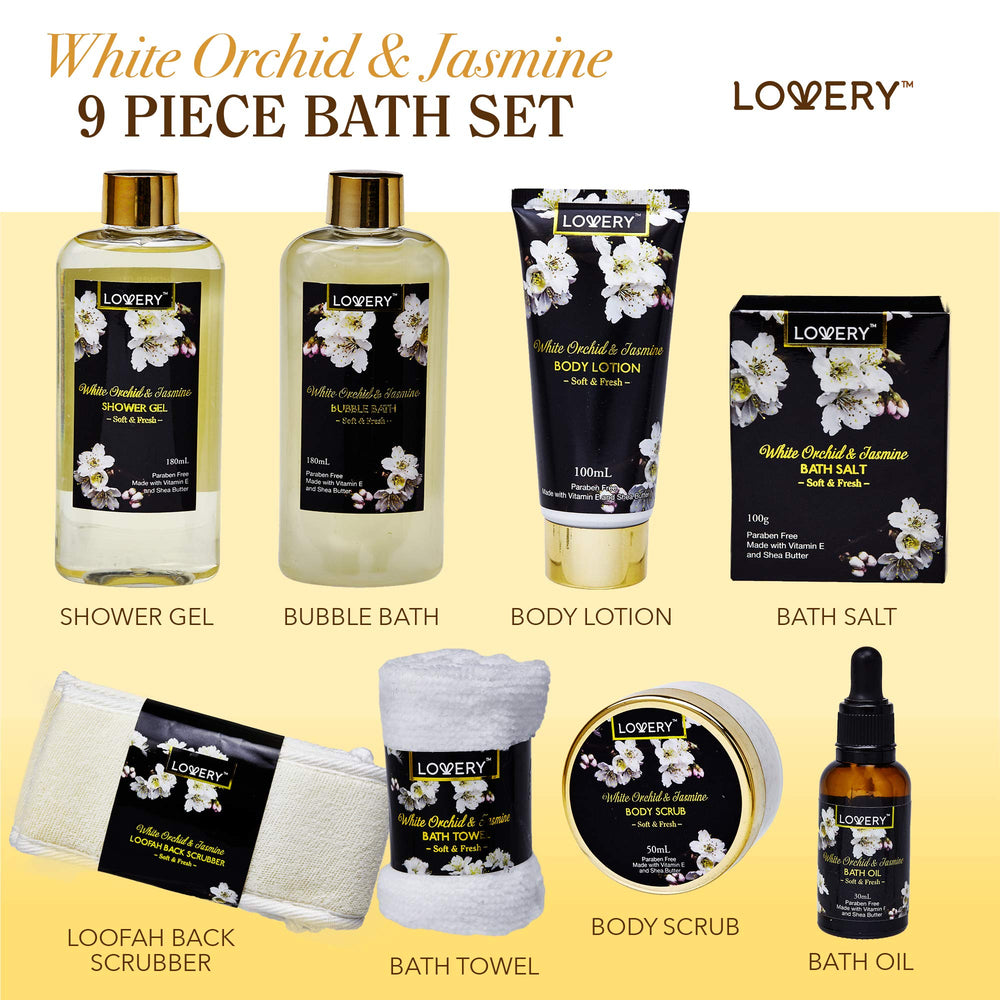 Lovery shower gel and bubble bath scene for self-care rituals.