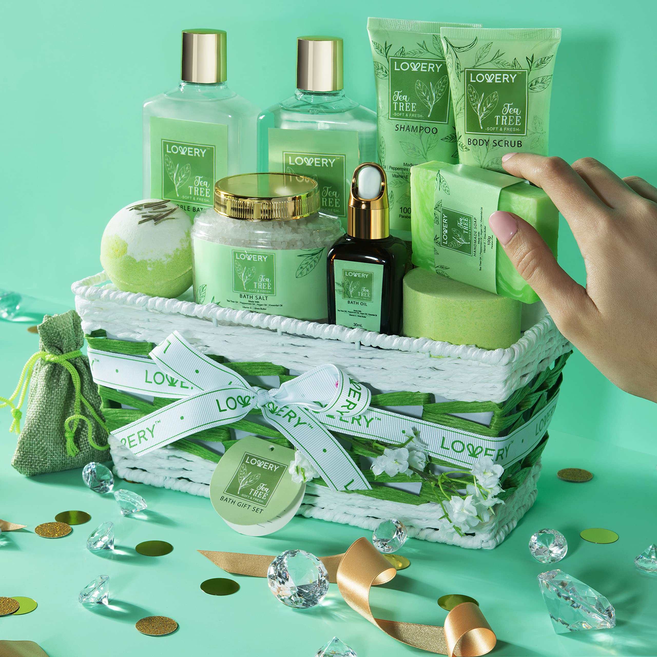 Lovery Tea Tree Potpourri adds fragrance and ambience to bathroom spaces