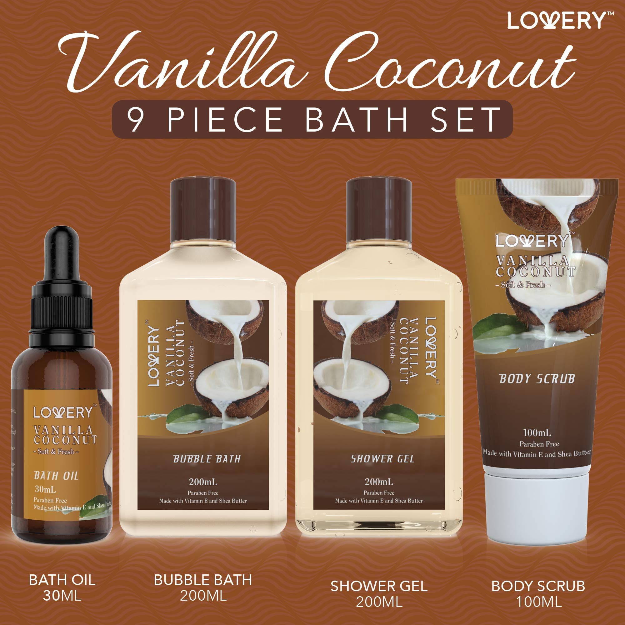 LOVERY vanilla fragrance close-up highlighting soothing notes