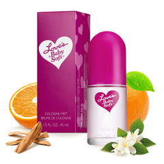 Love's Baby Soft Cologne Mist original bottle highlights powdery floral fragrance for everyday freshness.