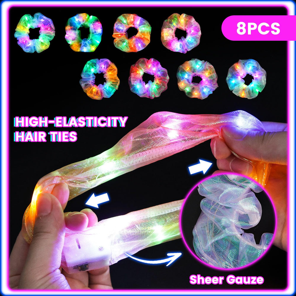 LovesTown LED scrunchies ideal for parties and celebrations