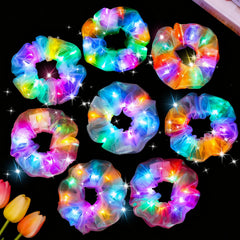 LovesTown LED scrunchies glow-on-dark for standout party looks