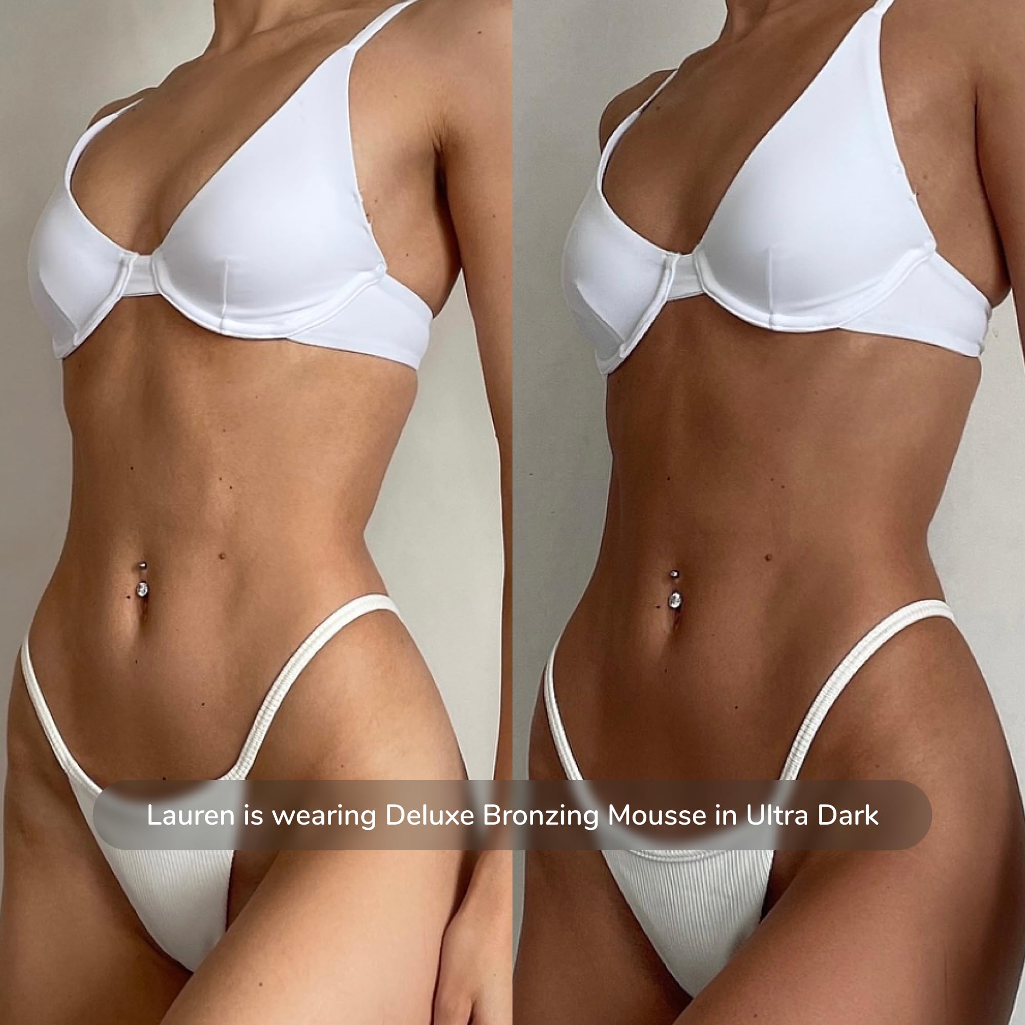 Loving Tan Deluxe bottle close-up highlights professional quality.