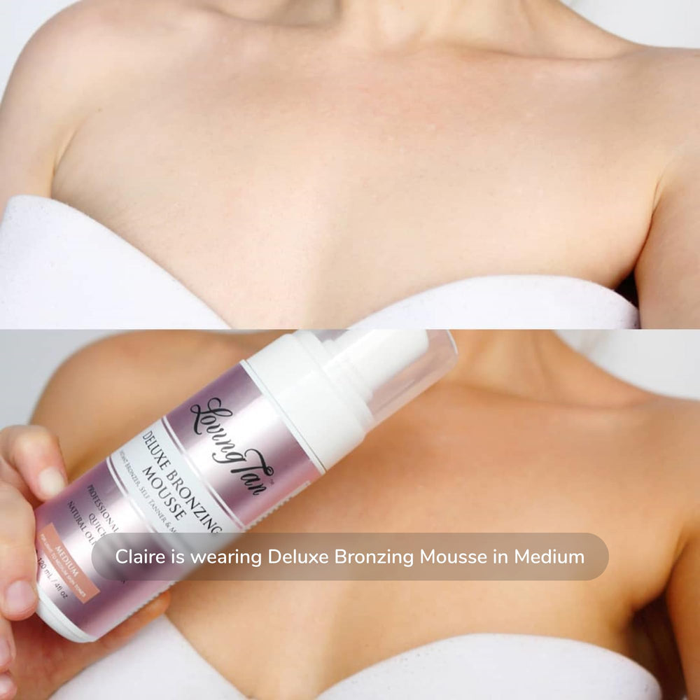 Loving Tan Deluxe cruelty-free label on packaging.