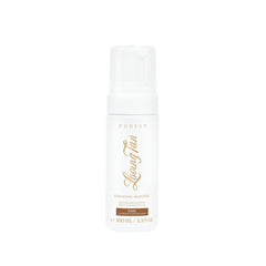 Loving Tan Purest Mousse Dark bottle front for a natural-looking sunless tan tint