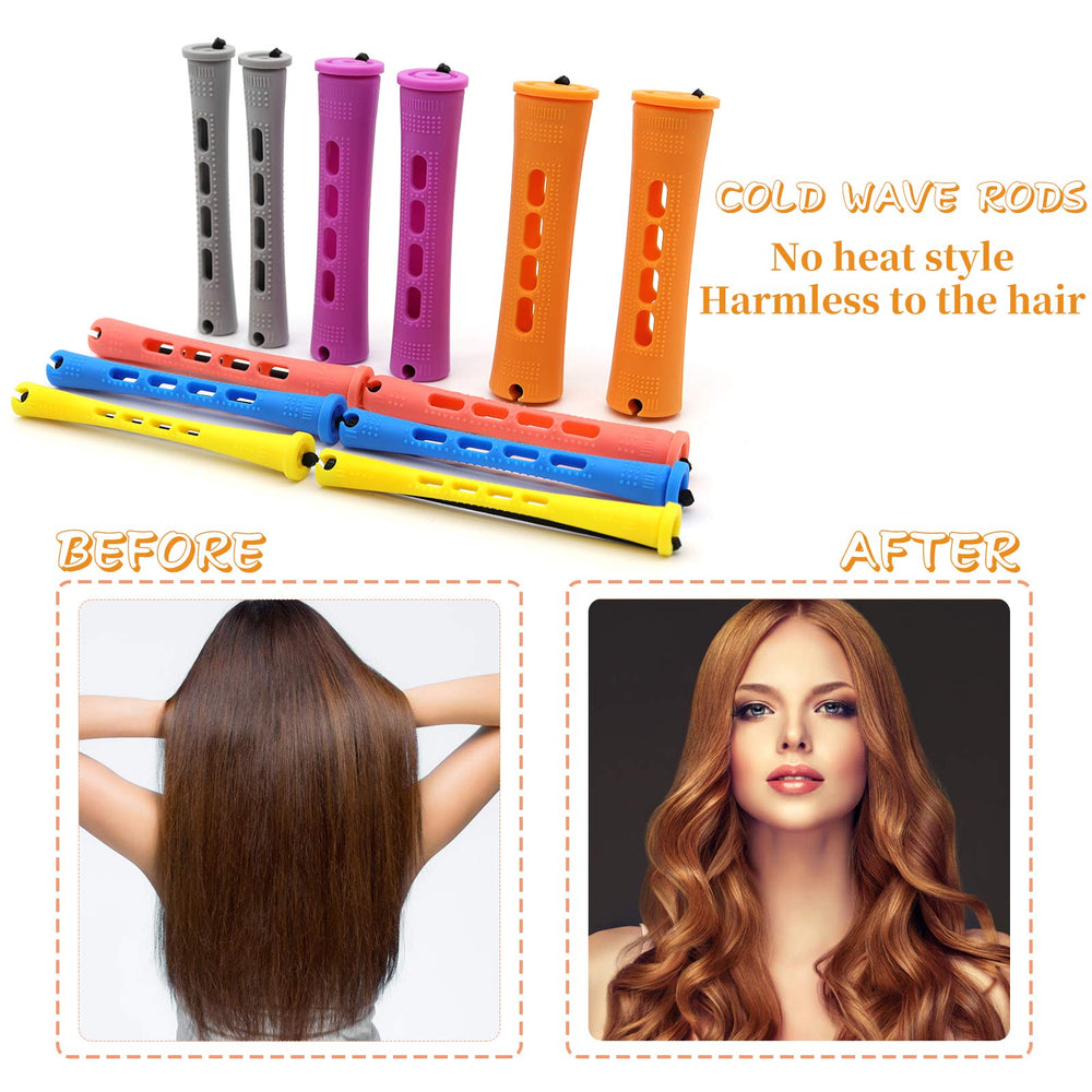 Lovppy 8 cm length rods with six diameters for soft to defined curls.