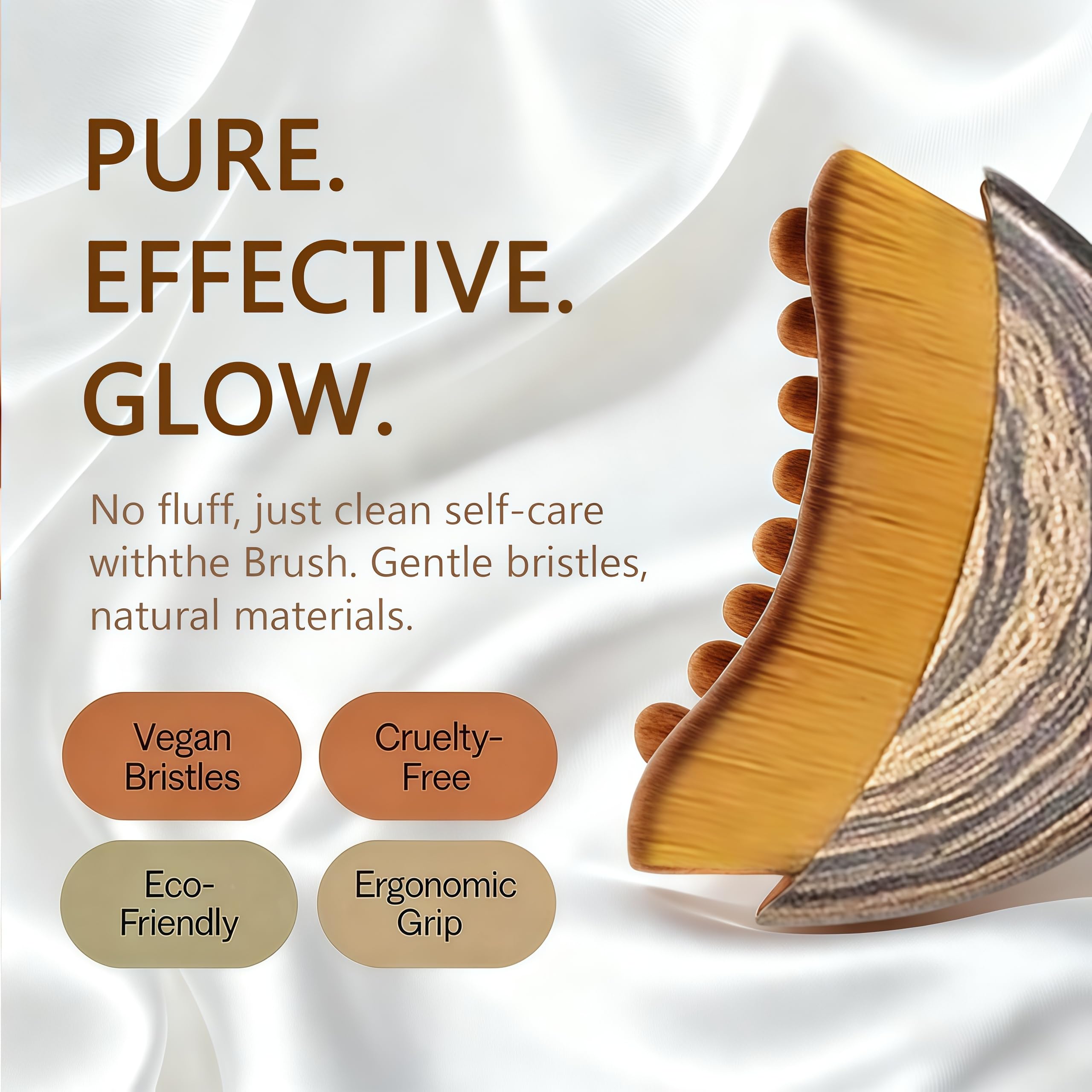 Loyuril precision brush targets jawline and cheeks for contouring