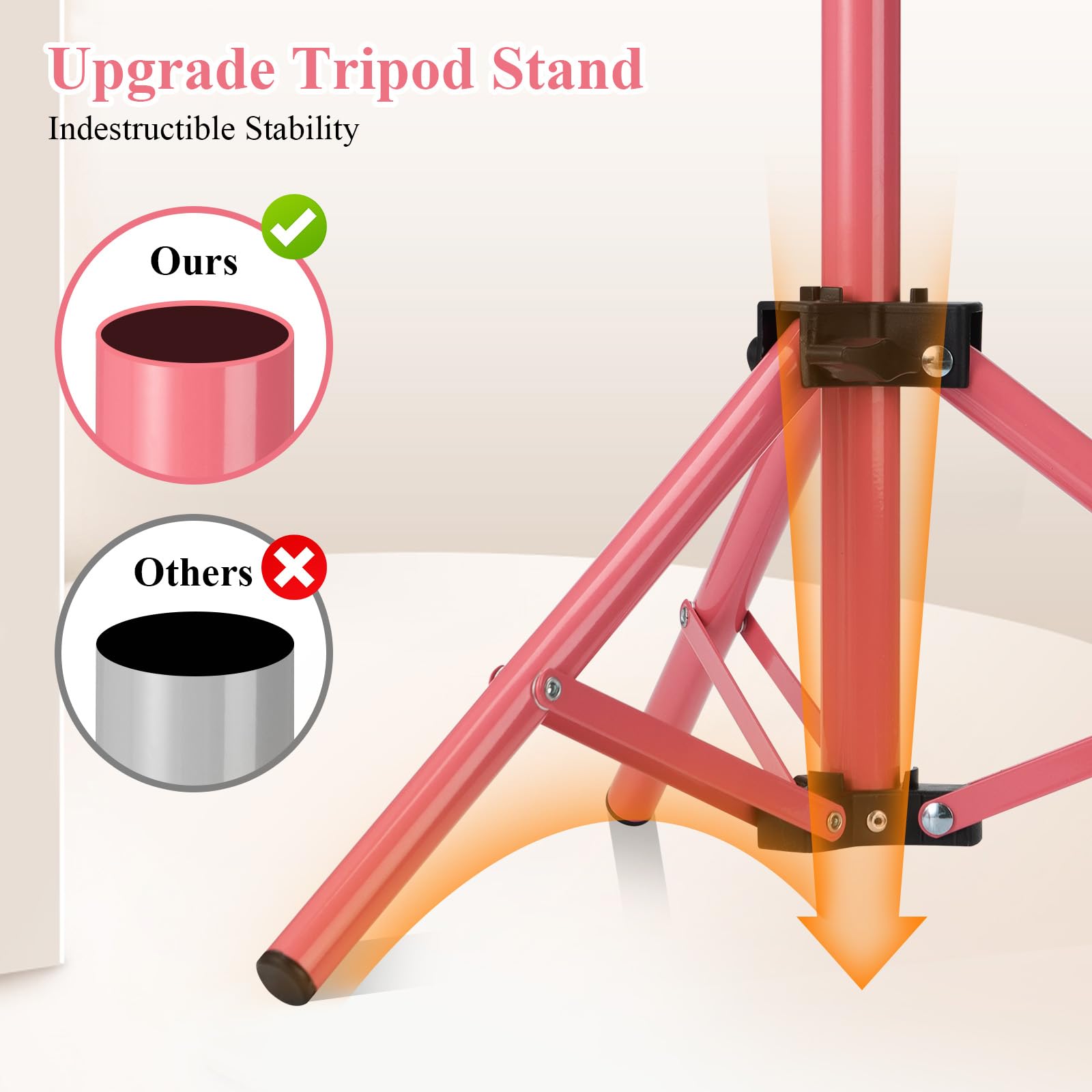 LPHGFZA Braiding Hair Rack height-adjustable ensures comfortable work whether seated or standing.