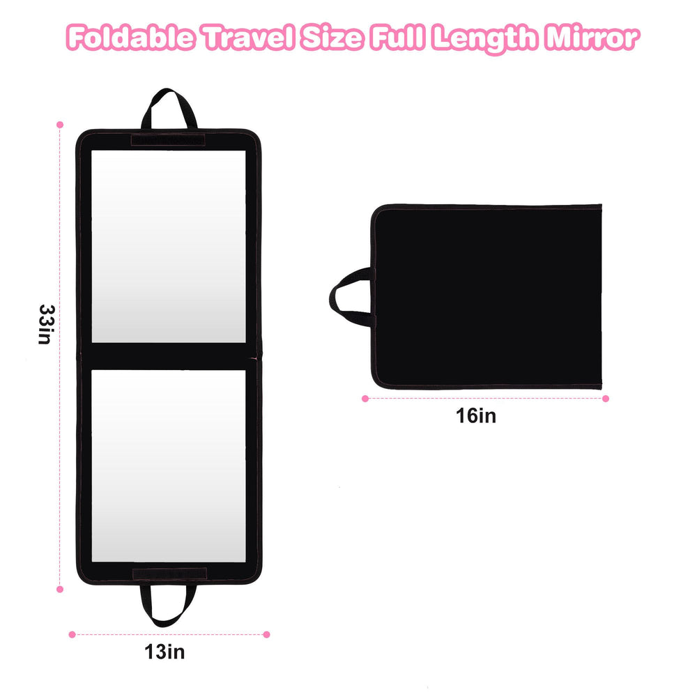 LPHUMEX travel mirror with dancer-friendly full-body view before performances