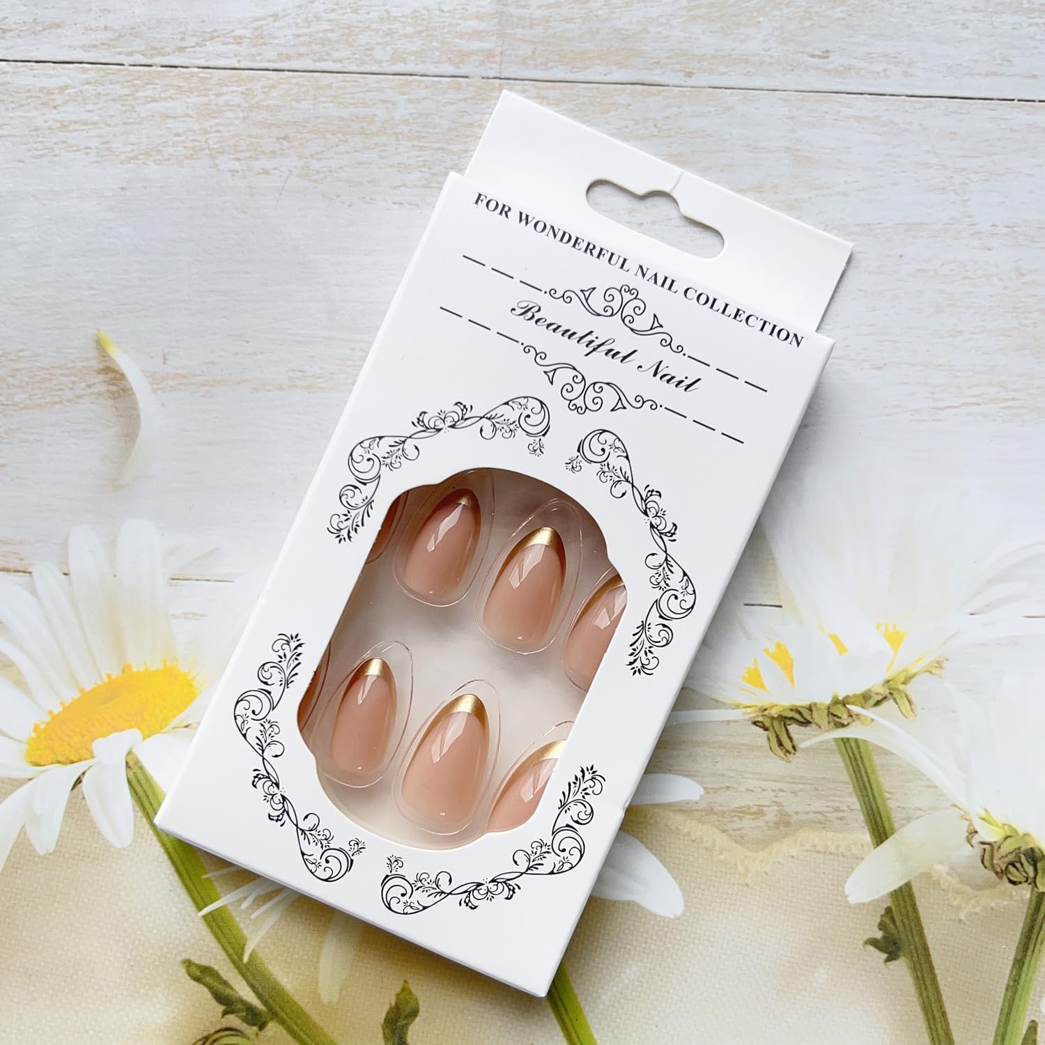 LPOODDNU pre-glued nails for quick, comfortable home application