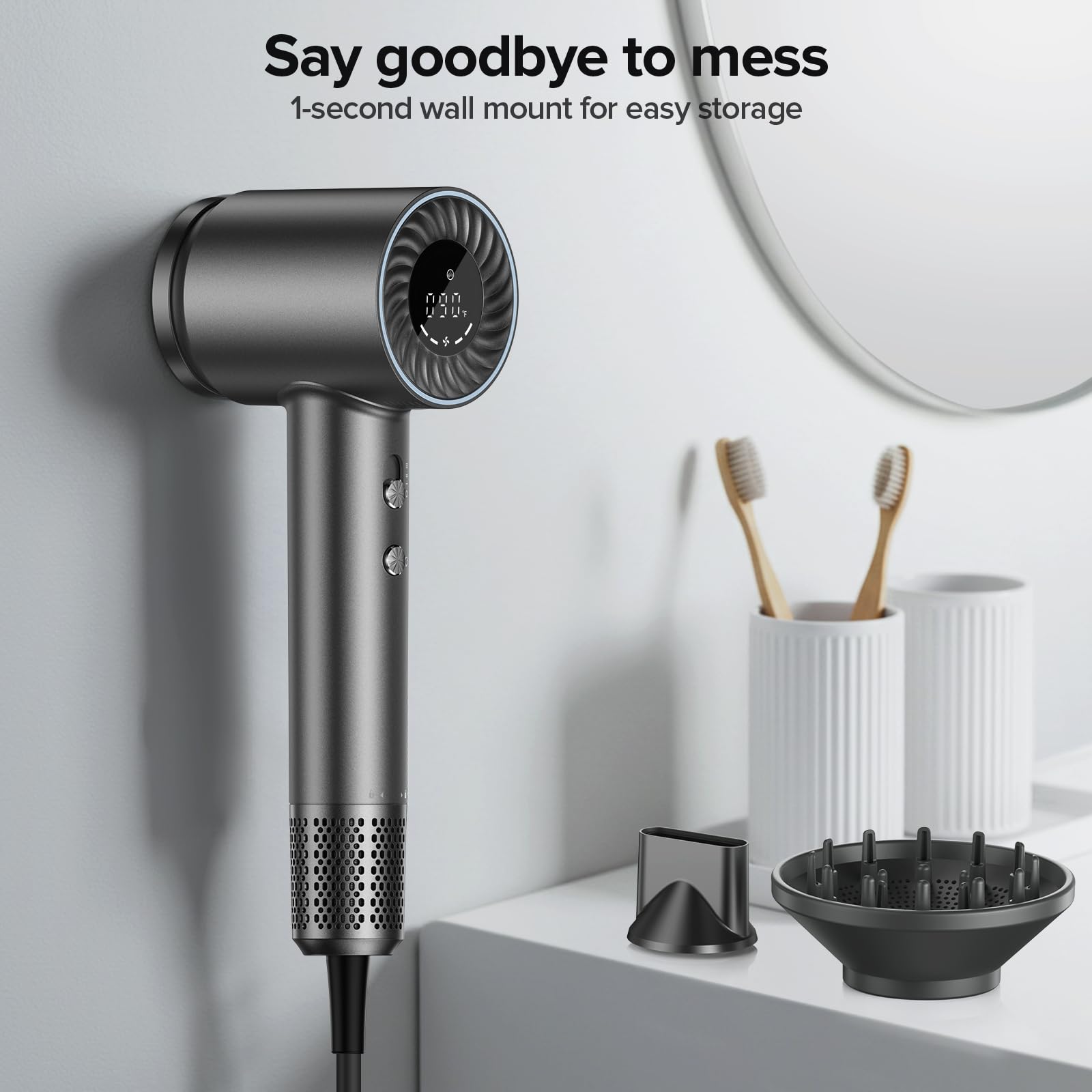 lpstea hair dryer magnetic attachments for precise and curly styling