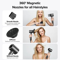 lpstea hair dryer ThermoControl prevents overheating during styling