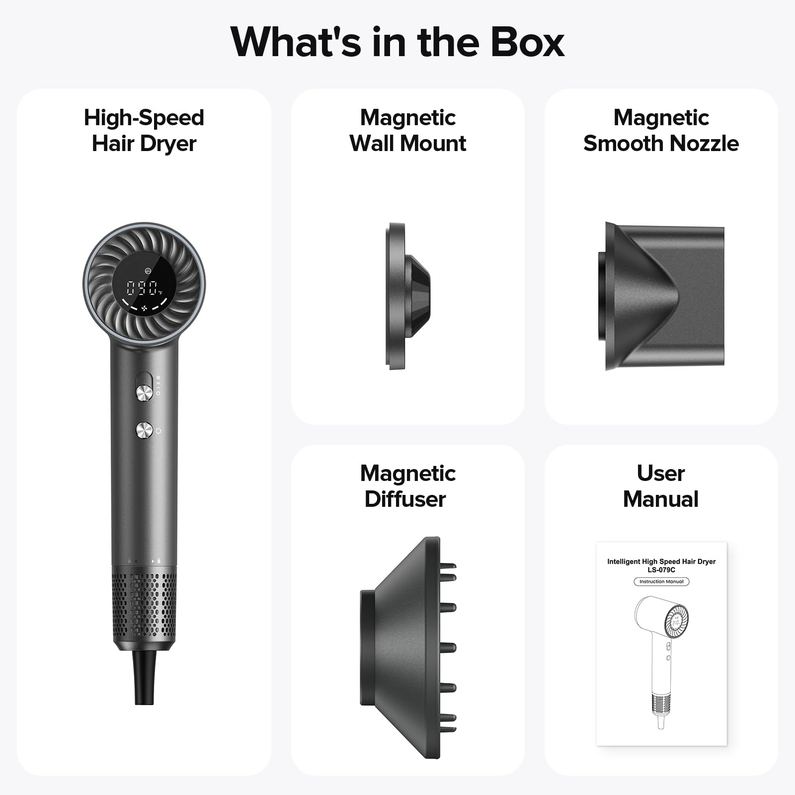 lpstea hair dryer low-noise operation for calm styling sessions