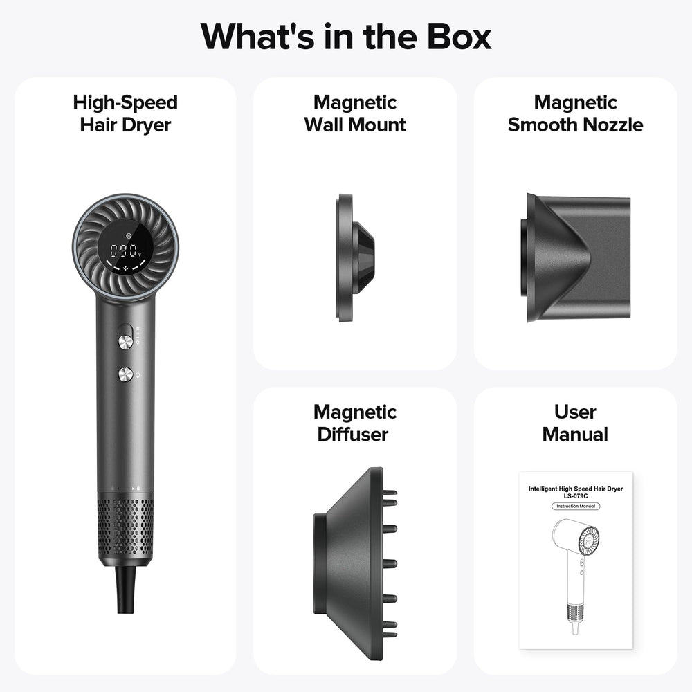lpstea hair dryer low-noise operation for calm styling sessions