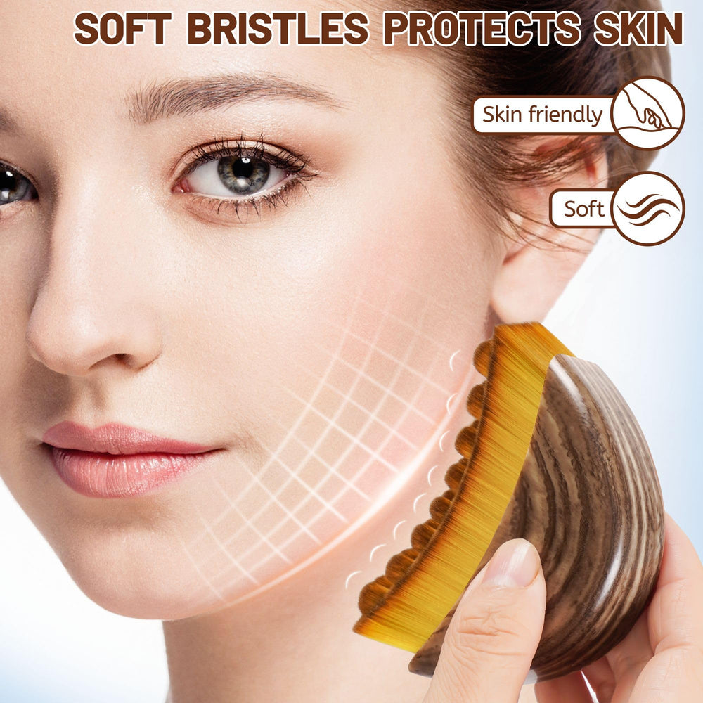 LPZXH lymphatic contour face brush travel case for on-the-go skincare