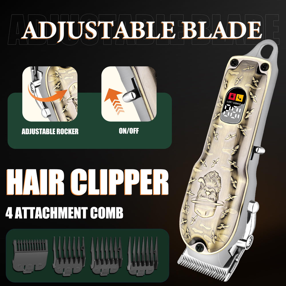 LQT Clippers with upgraded accessories for versatile grooming