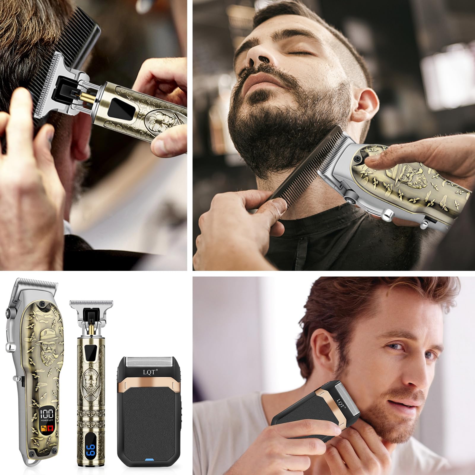 LQT full-metal body ergonomic grip for comfortable cuts