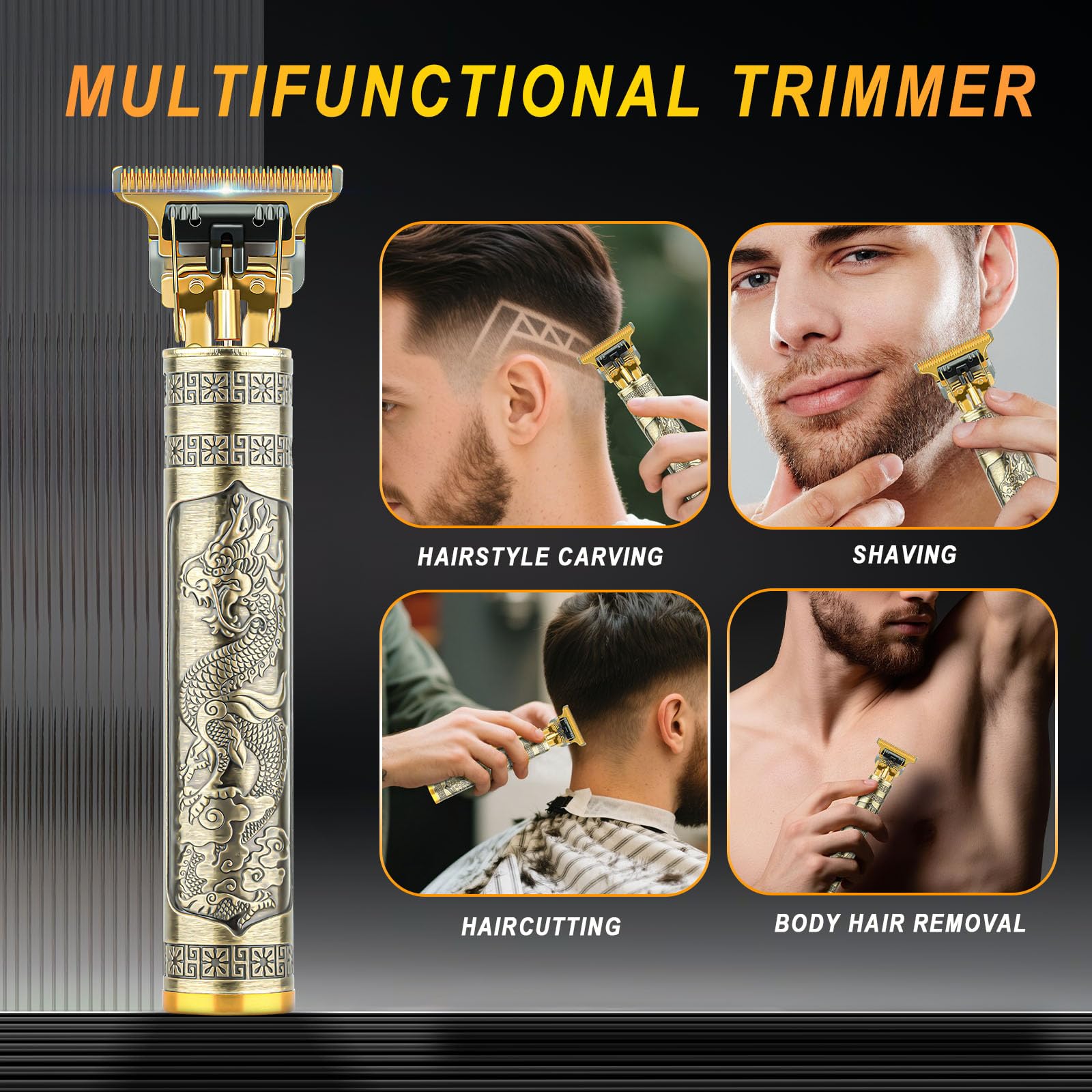 LQT Hair Trimmer demonstrates cool style maker for stylish, party-ready looks.