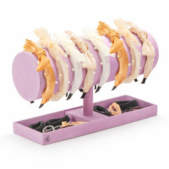 LS Lulu & Summer headband holder front view neatly displaying accessories