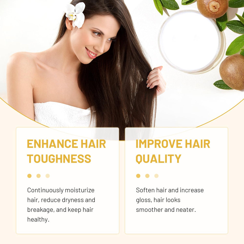 LSROUMEL Shea and mango butter blend nourishes hair with natural moisture