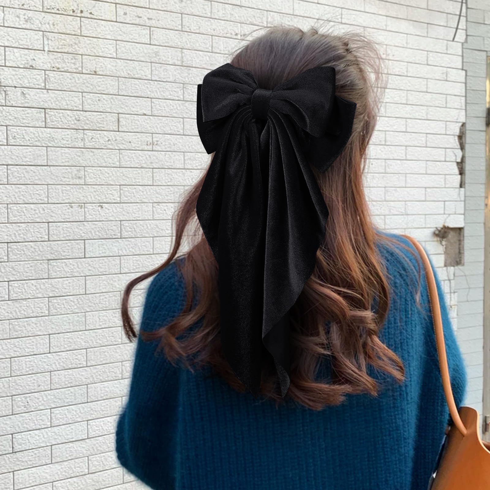LSVOZ Velvet Bow for wedding or party adds timeless elegance to outfits.