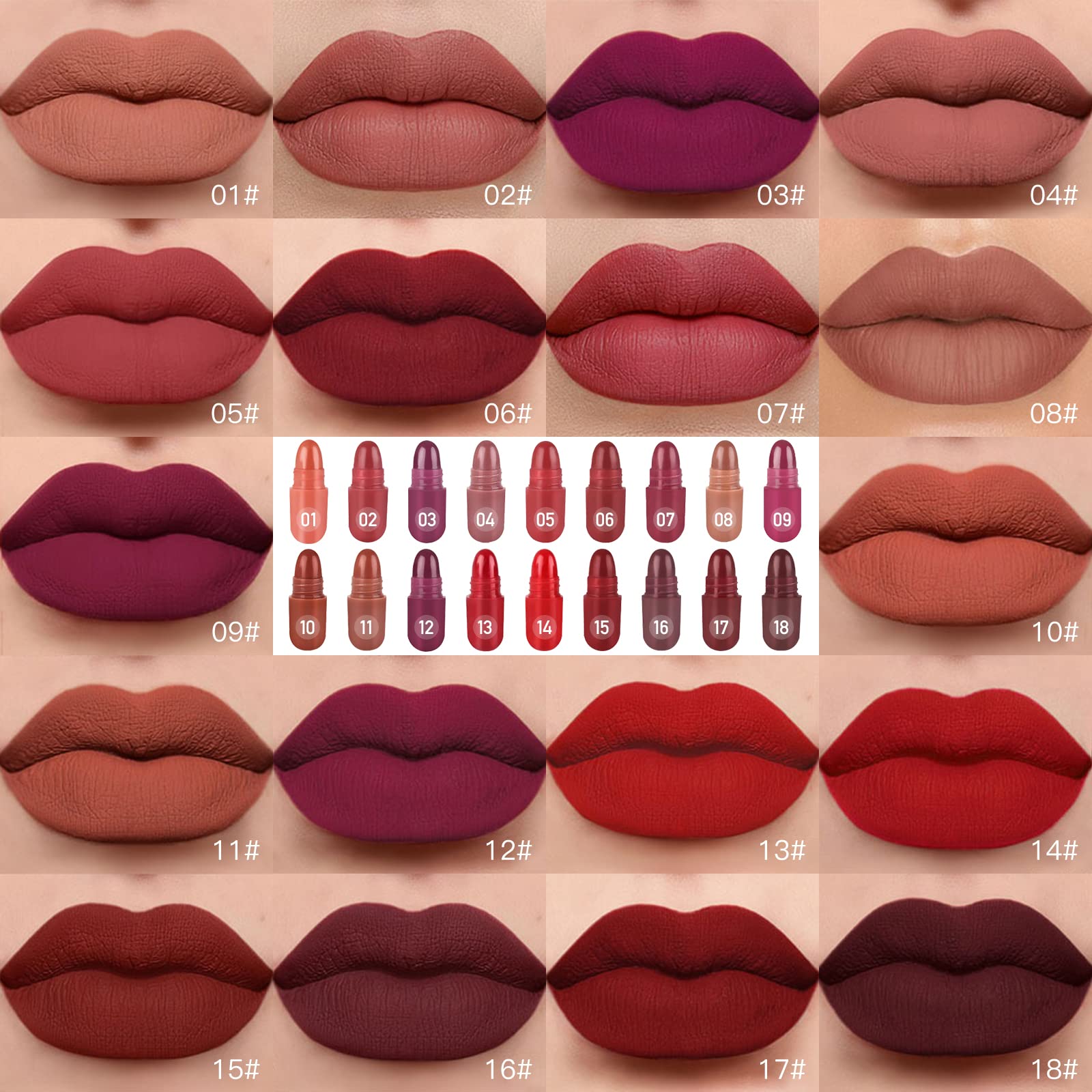 LSxia pigment-rich matte velvet texture close-up with smooth color payoff