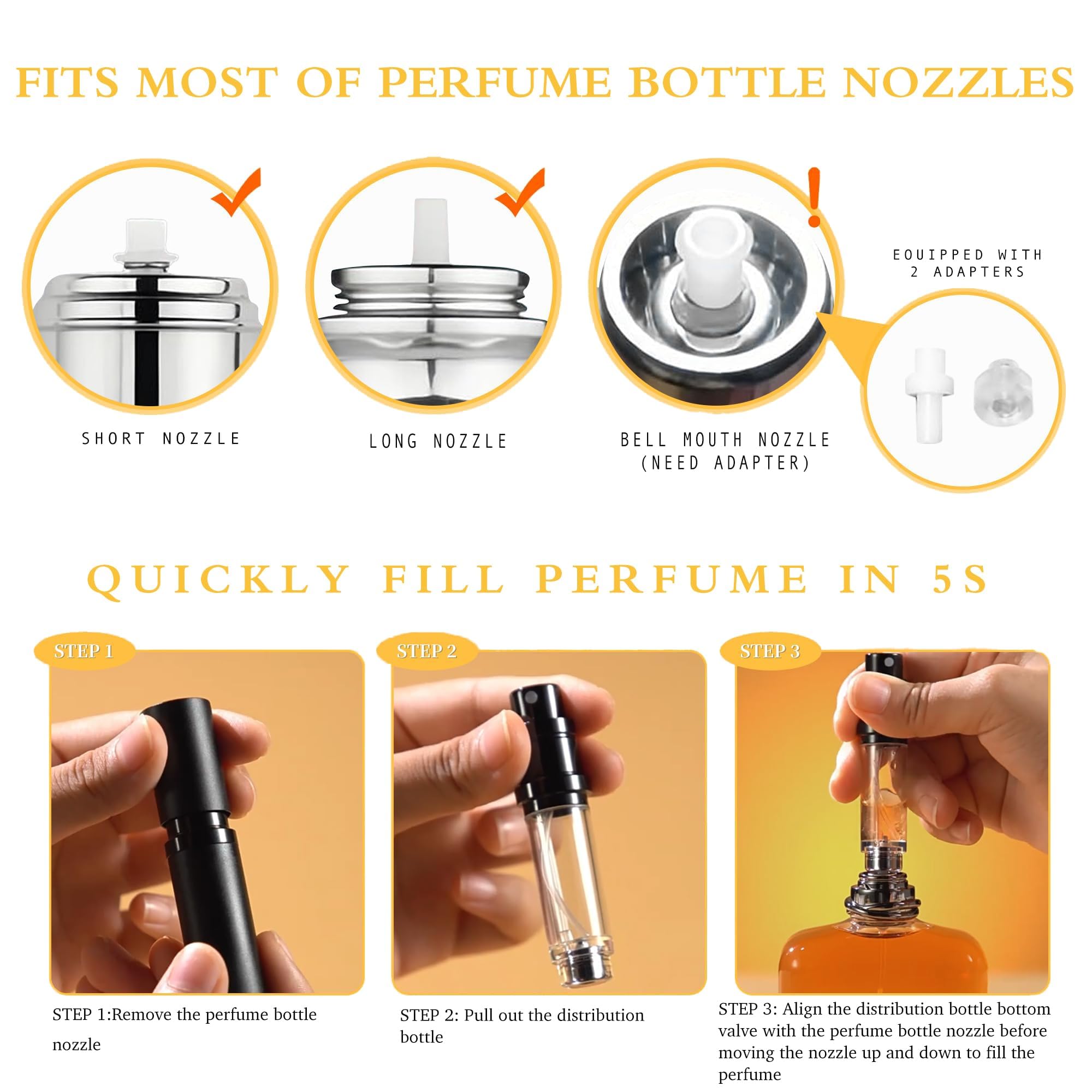 LTBL 5ml portable sprayer fits purse or pocket for travel convenience