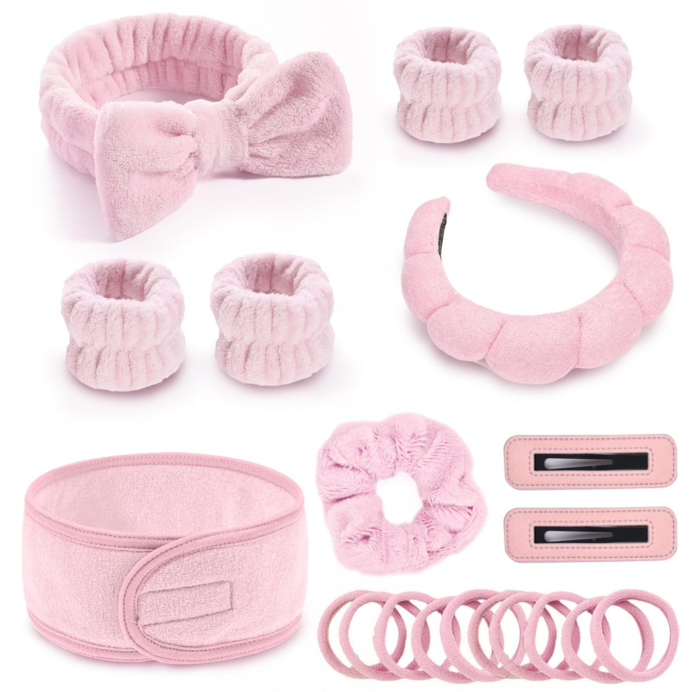 LTHYHJ Spa Gift Set headband close-up with absorbent fabric for mess-free skincare