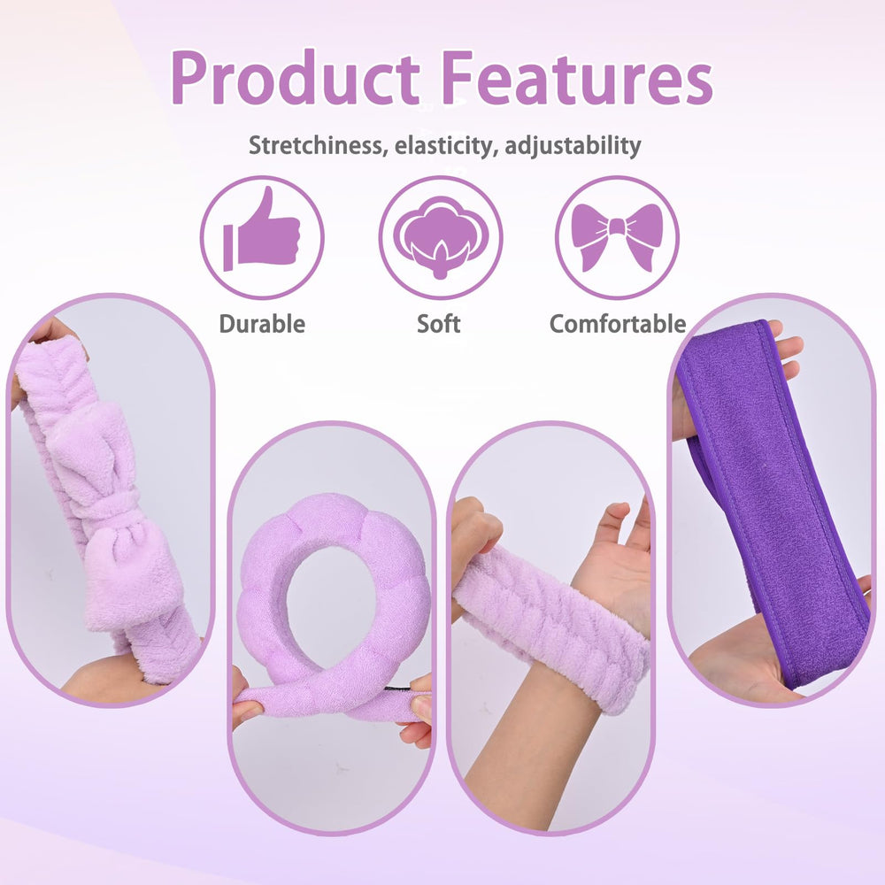 LTHYHJ plush hair loop keeps hair neatly away from products