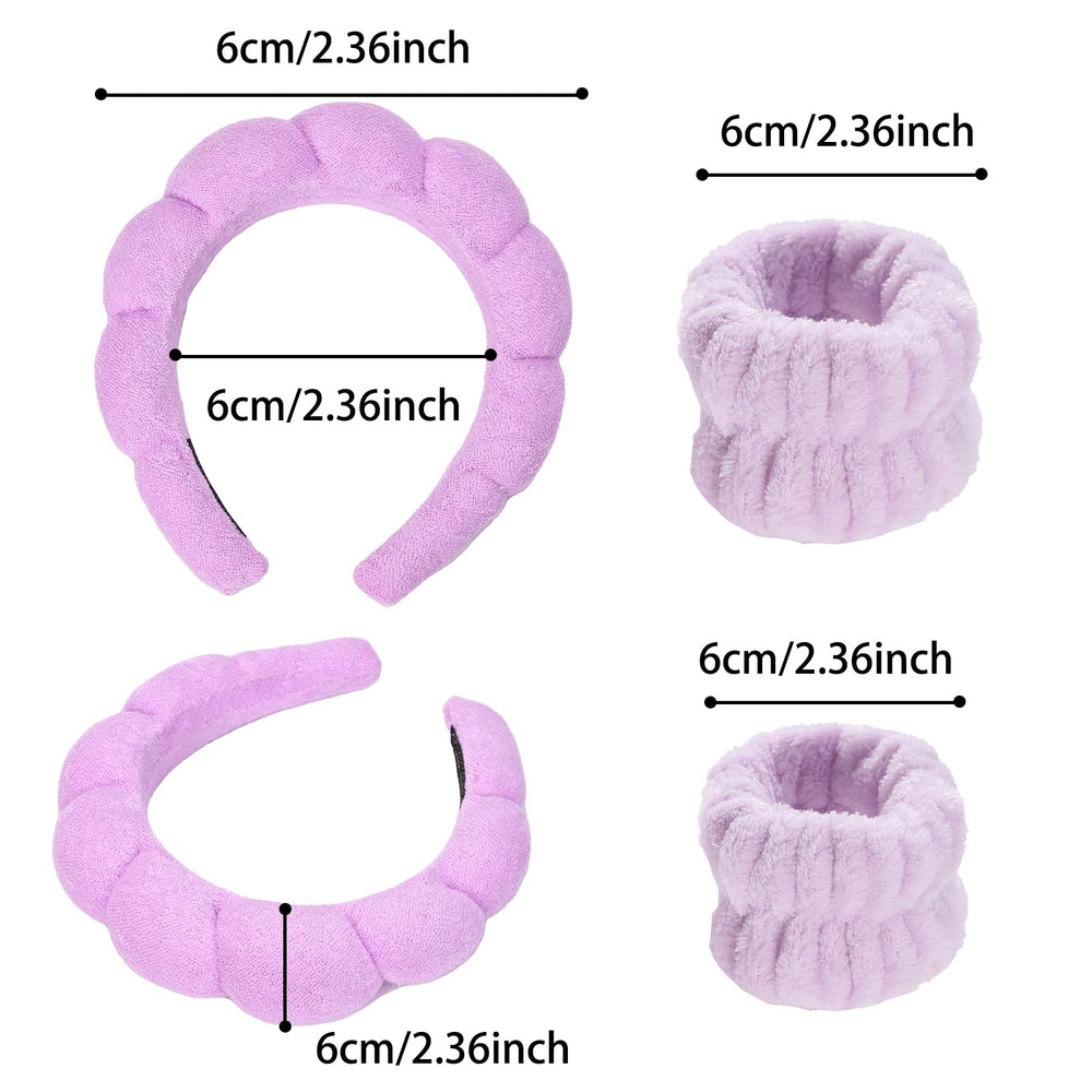 LTHYHJ wristbands prevent water runoff during makeup and cleansing