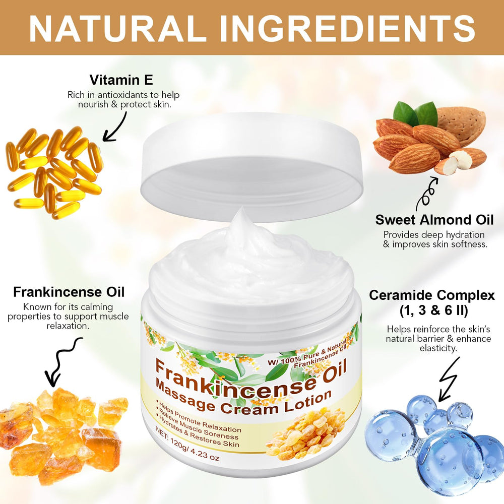 LTQXGT Frankincense Balm hands application demonstrates quick absorption without greasiness.