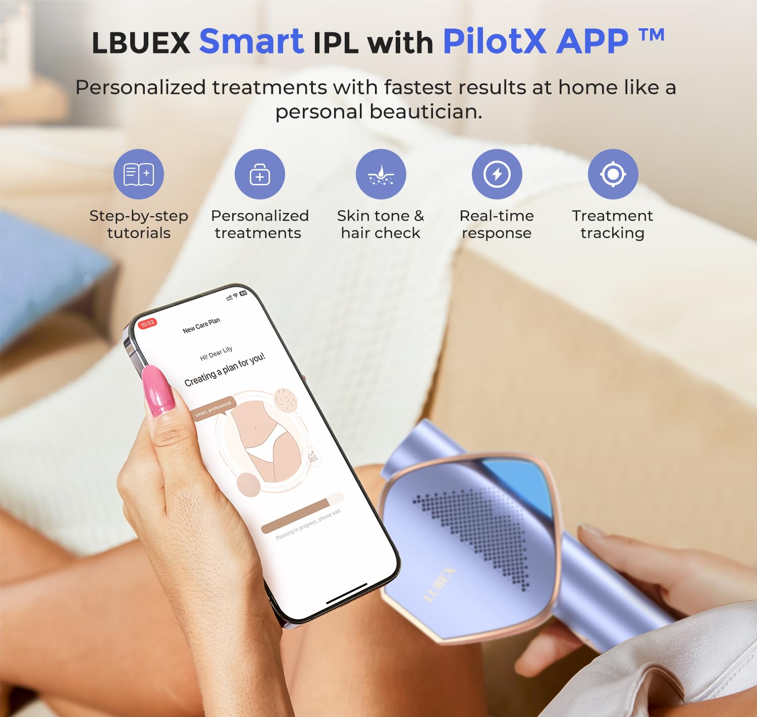Lubex in-use hands demonstrate easy, user-friendly operation.