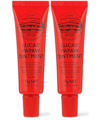 Lucas Papaw Ointment 15g tube with lip applicator; soothing dry lips.