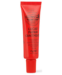 Lucas Papaw Ointment 15g two-pack packaging for convenient on-the-go skincare.